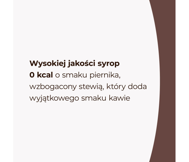 LOCCO 0 kcal syrop Barista ze stewią o smaku Piernika - 1503775 - zdjęcie 2
